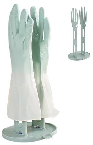 Buerfu Kitchen Glove Stand Holder, Mitten Dryer, Reusable Bag Dish Towel Drying Organizer,Kitchen Mitten Drying Rack Countertop Stand For Towel, Sponge, Wipes