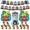 Thomas Train Birthday Party Decoration Set, Balloons, Happy Birthday Banner, Cupcake Toppers
