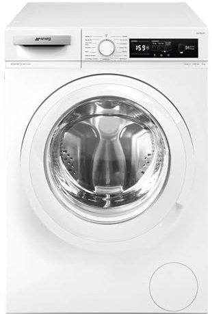 Smeg LB1T92AIT Lavatrice 9 kg, Carica Fontale, 1200 giri, Colore Bianco, Classe energetica A