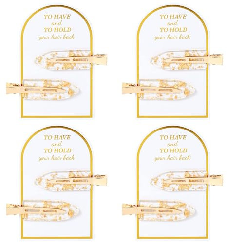 Pinzas para el Cabello sin Pliegues, 8 Piezas Pinza para el Cabello Sin Costuras, Pinzas para el cabello sin doblar, para el Pelo Mujer para Mujeres Niñas Peinado Maquillaje