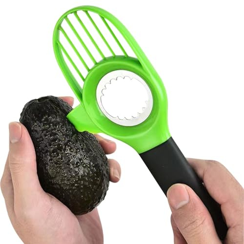 Yianyal Herramienta de cortadora de aguacate, pelador de aguacate - Peeler de aguacate con mango de mango de comodidad - Gadgets de cocina, coreto
