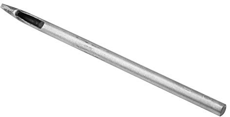 Punch de piel para cinturón de cuero herramienta de bricolaje agujero rectangular punzón de alto carbono para correas y accesorios de cuero 3 unidades