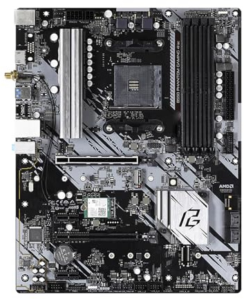 WLTDYZZLDN Scheda Madre Fit for ASROCK B550 Phantom Gaming 4/AC ATX for Socket AM4 Ryzen 5600X 5800X 5900X 3600 DDR4 PCIe 4.0 M.2 PCI-E Motherboard
