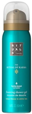 Rituals The Ritual of Karma Showerfoam Full of Kindness, duschskum med lotusblomma och vitt te, fuktgivande, vegansk, för alla hudtyper