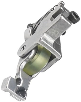 Professional Invisible Zippers Presser Foot Attachment for Flatbed Sewing Machine Adjustable Steel Roller Presser Foot Professional Invisible Zippers Attachment