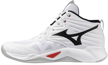 Mizuno Wave Momentum PRO Mid, Scarpe da Pallavolo, Ammortizzazione ENERZY NXT, Stabilità Wave (Bianco, Sistema Taglie Calzature EU, Adulto, Donna, Numero, Media, 39)