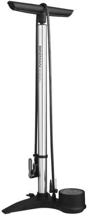 BIRZMAN The Pump Flick-it Handpumpe, für Erwachsene, Unisex, Silber/Schwarz, Einheitsgröße