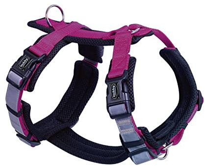 Nobby Geschirr Daily Walk Comfort, Himbeere, S: Brust: 30-36 cm, Bauch: 46-56 cm, 1 Stück