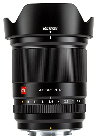 VILTROX 13mm f/1.4 F1.4 XF Autofokus Objektiv Ultraweitwinkel APS-C AF Objektiv Kompatibel für Fujifilm X-Mount Kamera X-Pro2 X-Pro3 X-E3 X-E4 X-A10 X-A3 X-A5 X-A7 X-S10 X-T20 X-T3 X-T4 X-T1 X-E2S