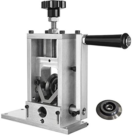 DXDRT Herramienta Pelacables con Cuchilla de Repuesto, Máquina Pelacables Chatarra de Cobre, Máquina Pelacables Manual de Alambre de Cobre, Pelador Portátil de Cables, Profundidad Ajustable