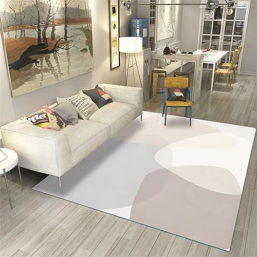 RUGMRZ Auslegware Teppichboden Weicher und bequemer Fußteppich Dekoration Schlafzimmer Teppich grau Balkon Teppich Baby Teppich Junge Auslegware Teppichboden Teppich Wohnzimmer grau200x300CM