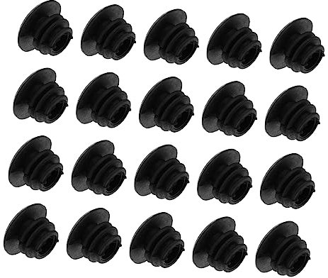 Anneome 20 Stücke 22mm Gummi Fahrradlenkerendstopfen Für Mountainbike-lenkerkappen Endstopfen