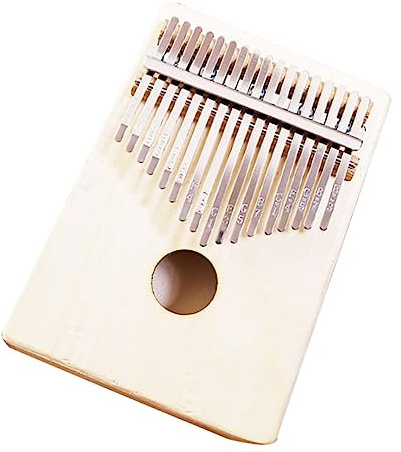 OFFSCH Selbstgemacht Daumenklavier 17 Tasten Kalimba Satz zum Selbstgestalten für Kinder Musikinstrument zum Bemalen und Spielen