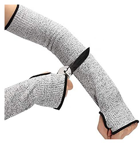 Guantes Anti-Corte, Manga de protección de brazo Anti-corte Manga resistente al desgaste Estilo de dedo abierto Cubierta de protección de brazo for uso industrial al aire libre Transpirable, resistent