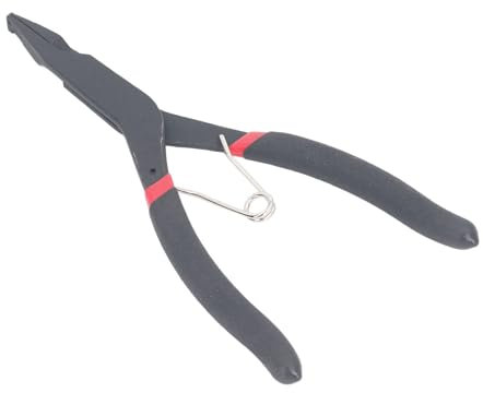 Snap Ring Pliers Set, Precision Spring Loaded Pliers with 90° Angled Tip, 40mm Opening 2mm Thickness Ergonomic Circlip Pliers with PVC Handle