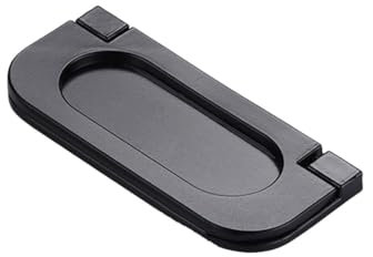SKFGNX Einfache schwarze Griffe Möbelbeschläge Knopf Einzel-Doppelloch Zuggriff für Schranktür Schublade Küche Schlafzimmer Badezimmer Schrankknöpfe, JY32V05