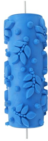 Dekorative Musterwalze, 12,7 cm, Gummi Texturrolle, Wiederverwendbar, für Wand und Möbel, 110J