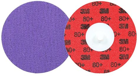 3M Cubitron 3 Roloc Disque haute résistance pour l’arasage 1184F, 36+ | YF-weight, TR, Purple, 76 mm, 50/Carton