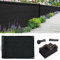 TUAKIMCE Garden Privacy Netting 2 x 5m, Privacy Fence Screening 90% HDPE Outdoor Shading Net, Fence Screening UV-Resistant Tear-Resistant Shading Net with Cable and String-Black