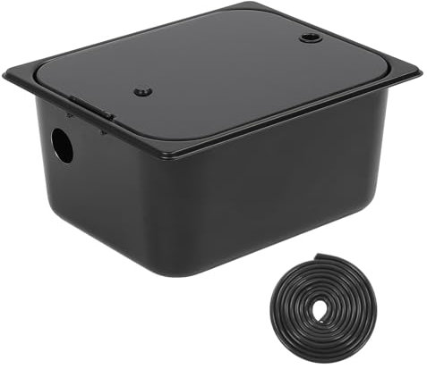 Évier de Camping-car en Acier Inoxydable avec Couvercle en Verre, pour Camping-car, Caravane, Bateau, Cuisine, Lavabo carré