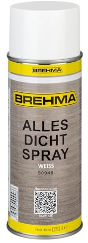 BREHMA Alles Dichtspray sprühbarer Kunststoff zum Abdichten Sprühdichtung weiss