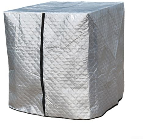 Housse thermique pour cuve IBC 1000L Protection contre le gel et les rayons UV toute l'année (Argent)