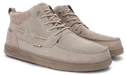 WALK IN PITAS | KENT | Stivali casual da uomo | Stivaletti in pelle| Scarpa urbani | Mocassini | Nautiche invernali | Sneakers Casual | Calzatura Senza lacci | Calzature Walkinpitas | Beige | 43