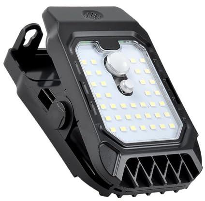 Luci Giardino Esterno, Illuminazione Solare In Cortile, Lampada Del Sensore Di Movimento 12x7x5,2 Cm/4.72x2.76x2,05 Pollici Design Impermeabile/resistente Alle Intemperie Per Il Percorso Di Rec