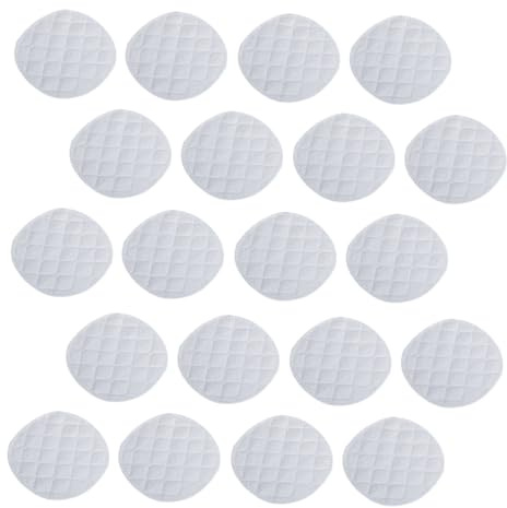 Gatuida 20pezzi Coppette Assorbilatte Traspiranti Per Irritati o Doloranti Lavabili e Anti-batteriche Per Madri Che Allattano Sensibile