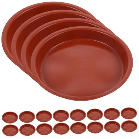 iplusmile 20 Piezas Platos para Macetas Base De Maceta Bandejas para Platos para Plantas De Jardín Fabricados Material Duradero para Decoración De Hogar y Jardín