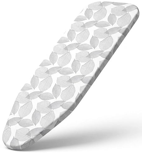 Bügelbrettbezug 120x40 cm – extra dick gepolstert, 100% Baumwolle, kräftiger Gummizug, rutschfest & passgenau – Ersatzbezug