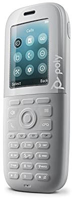 Poly - Rove 40 DECT IP Phone Handset - Wireless Ruggedized and Antimicrobial DECT Handset - Microban Technology - Connect to a Headset via Built-in Bluetooth and/or 3.5 mm - North America