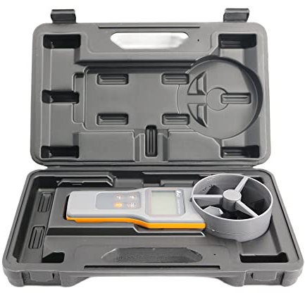 AZ8917 Portable 10cm Vane Digital Anemometer Temperature & Humidity Air Flow Meter Wind Speed Range 0.20~30.00 m/s
