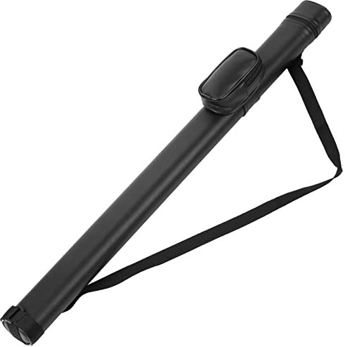 Karlak Billard Pool Queue Tube Tragetasche PU Harte Billardtasche Verstellbarer Schultergurt Queue Aufbewahrungstasche