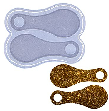 Super Glossy Shopping Cart Token Shaped Silicone Mold for DIY Shopping Trolley Tokens Key Rings for DIY Keychains for Trolley Remover Resin Craft Making