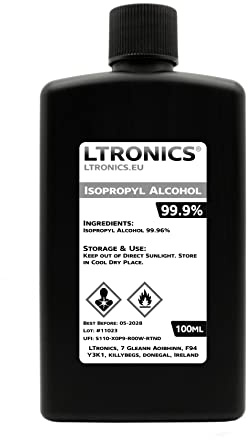 Isopropyl Alcohol Premium ACS BP Grade 99.9% IPA Rubbing Alcohol Isopropanol - 100ml Twist Cap