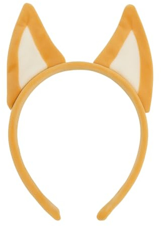 IKUHRMO Blaue Ohren Stirnband, Halloween-Kopfbedeckung, Tier, Cosplay, Geburtstagsparty, Zubehör für Erwachsene und Kinder (orange)