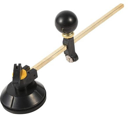 Professioneller Kreis Glasschneider, Einstellbare Zirkel Typ Glaskreis Kreisschneider, Glaskreis Schneidwerkzeug Set mit klar geschnittenen Skalen für Hobbyisten und professionelle Glasschneider
