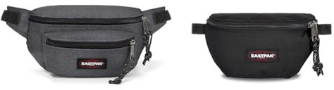 Eastpak Doggy Bag Gürteltasche, 27 L - Black Denim (Grau) & Springer Gürteltasche, 27 L - Black (Schwarz)