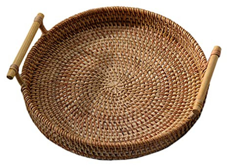 TOPBATHY Obstkorb Aus Rattan – Weidenkorb – Vielseitig Perfekte Aufbewahrung Zu Hause