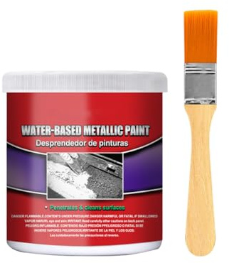 Wasserbasierter Metallrostentferner, Rostschutzmittel für Metall, Rostschutzfarbe für Metall, Rostlöser für Metall, Rostschutzfarbe für Metall mit Pinsel (1PCS)