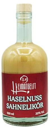 Haselnuss-Sahnelikör 500ml, 20% vol.