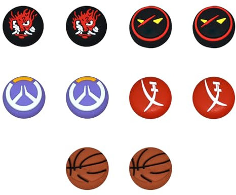 Capuchons de Joystick, Joystick en Silicone, Joystick Switch, Protection Manette Switch,Contrôleur Analogique en Silicone,Housse de Joystick en Silicone Souple, 10 Pièces