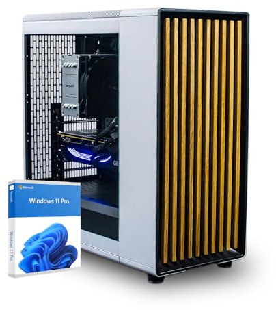 dcl24 Business Grafik PC AMD Ryzen 7 9700X, RTX5080, 64GB RAM, 2TB SSD, Office mit 8x5.5 GHz, WLAN, Windows 11 Pro für Grafikbearbeitung [20312]