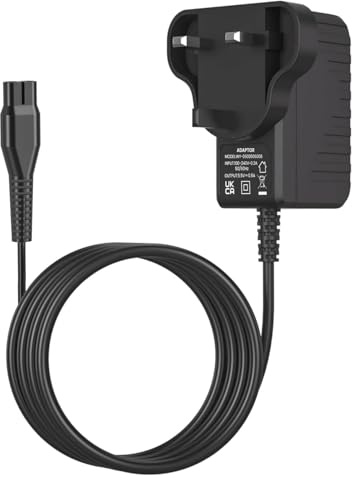 5.5V window vacuum cleaner charger, compatible with Karcher window vacuum cleaners, perfect replacement for WV1 WV2 WV50 WV60 WV70 KV4 window vacuum cleaner charger, 1.5m cable length