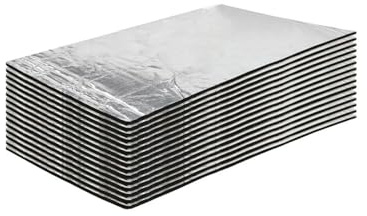 Lot 15 Tapis D'isolation Acoustique Mousse Capot Voiture Isolation Phonique Silencieuse Tapis Résistant Chaleur tapis d'isolation