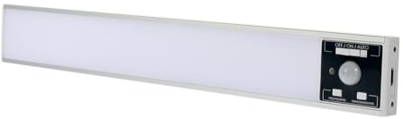 TEHAUX Lampada LED Sensore Movimento Sottopensile Ricaricabile USB Luce Armadio Dimmerabile con Alloggiamento in Alluminio Luce Sottobanco Intelligente per Cucina e Camera