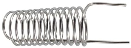 Serpentina di raffreddamento in acciaio inossidabile, scambiatore di calore da 3/8 (9,5 mm) Raffreddatore di mosto for birra fatta in casa(Coil and Adapter)