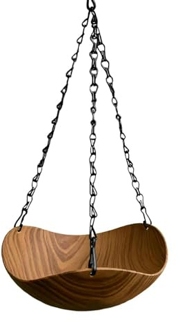 Han/ging Pataugeoire À Oiseaux, Avec Accessoire De Jardin Robuste, 20x20x35cm, Bain D'oiseaux Suspendu, Mangeoire À Oiseaux Suspendue, Installation Sans Effort, Pour Parc, Terrasse, Cour, Porche, Cour