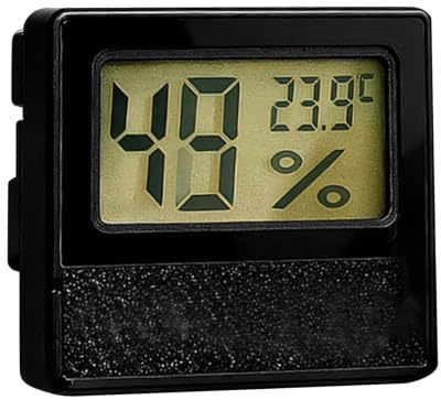 Reptilien Hygrometer Magnetischer Digitaler Präzisionsmonitor | Terrarium Thermometer Hygrometer für Gecko Einsiedlerkrebs Schlange Spinne Schildkröte Zuhause Käfig